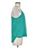 Lily White 100% Polyester Teal Sleeveless Blouse Size M - photo 4