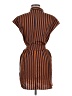 Shein Stripes Orange Casual Dress Size 6 - photo 2