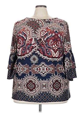 I.N. Studio 3/4 Sleeve Blouse (view 1)