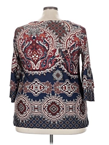 I.N. Studio 3/4 Sleeve Blouse (view 2)