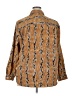 Assorted Brands 100% Polyester Animal Print Gold Long Sleeve Blouse Size 20 - photo 2