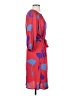 Tucker Print Red Casual Dress Size XS - photo 4