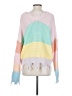 Miracle Color Block Pink Pullover Sweater Size S - photo 2