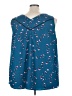 Lane Bryant 100% Polyester Teal Sleeveless Blouse Size 24 - photo 2
