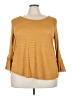 Cato Yellow 3/4 Sleeve Top Size 22 - 24 - photo 1