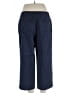 Lane Bryant Stripes Blue Casual Pants Size 14 (petite) - photo 2