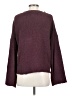 Wishlist Solid Burgundy Pullover Sweater Size S - photo 2