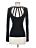 Express Black Long Sleeve Top Size XS - photo 2