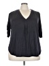 Kaari Blue Gray 3/4 Sleeve Blouse Size 3X - photo 1