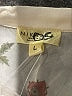 Nikasha Floral Ivory Long Sleeve Blouse Size L - photo 6