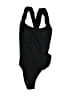 Forever 21 Solid Black One Piece Swimsuit Size S - photo 1