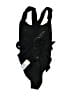 Forever 21 Solid Black One Piece Swimsuit Size S - photo 2
