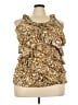 UNITI Gold Sleeveless Blouse Size 3X - photo 1