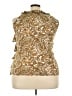 UNITI Gold Sleeveless Blouse Size 3X - photo 2