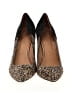 Madewell Animal Print Black Tan Heels Size 9 - photo 2