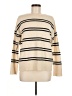 Vince. Stripes Ivory Pullover Sweater Size M - photo 1