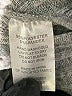 Keren Hart Chevron-herringbone Silver Pullover Sweater Size XL - photo 8
