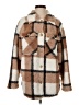 Love Ellie 100% Polyester Plaid Brown Coat Size S - photo 1