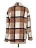 Love Ellie 100% Polyester Plaid Brown Coat Size S - photo 2
