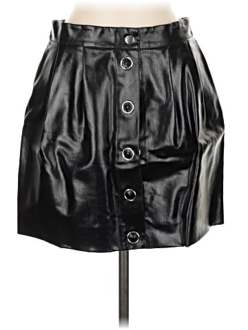 Roseanna Faux Leather Skirt (view 1)