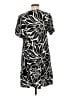 Fever Graphic Black Casual Dress Size L (petite) - photo 2