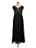 Jkara 100% Polyester Black Cocktail Dress Size 16 - photo 1