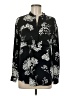 14th & Union 100% Polyester Black Long Sleeve Blouse Size M - photo 1