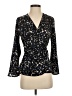 Veronica M. 100% Polyester Black Long Sleeve Blouse Size XS - photo 1