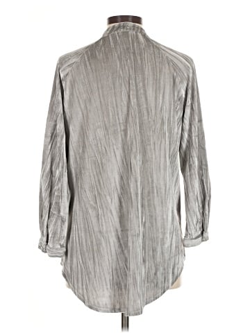 Cato 3/4 Sleeve Button-Down Shirt (view 2)