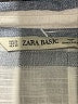 Zara Basic 100% Cotton Stripes Ivory 3/4 Sleeve Button-Down Shirt Size XL - photo 7