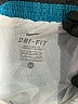 Nike 100% Polyester Color Block Teal Athletic Shorts Size XS - photo 4