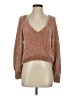 Express 100% Polyester Metallic Brown Pullover Sweater Size XS - photo 1