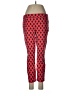 J.Crew Polka Dots Red Active Pants Size 6 - photo 1