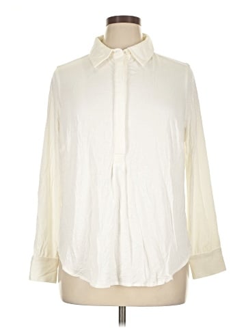 Universal Standard Long Sleeve Blouse (view 1)