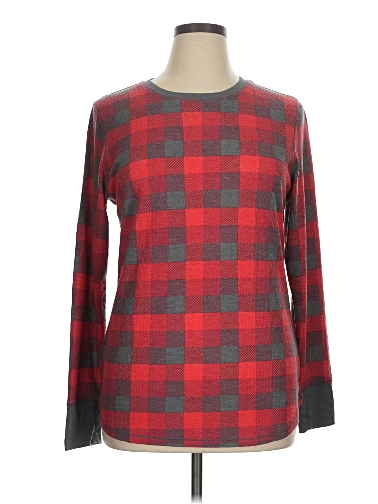 Pre-owned Cuddl Duds Casual Dress In Red