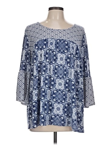 Hannah 3/4 Sleeve Blouse (view 1)
