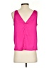 Gap 100% Polyester Pink Sleeveless Blouse Size S - photo 2