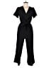 Jasambac Solid Black Jumpsuit Size S - photo 1