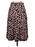 J.Crew 100% Polyester Floral Black Casual Skirt Size 0 - photo 2