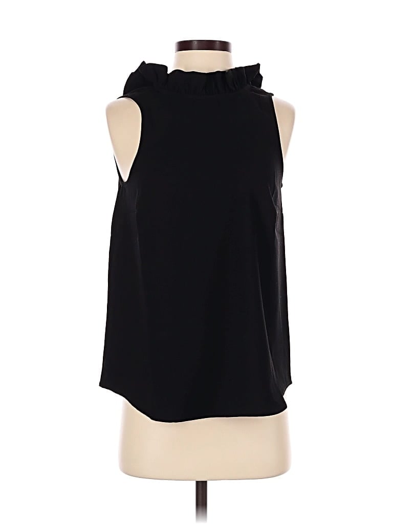 Pre-owned Jcrew Sleeveless Blouse In Black