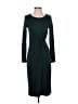 Gap Solid Green Casual Dress Size XS - photo 1