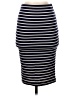 BCX Stripes Blue Casual Skirt Size S - photo 1