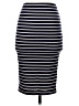 BCX Stripes Blue Casual Skirt Size S - photo 2