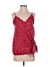 Gibson 100% Polyester Red Sleeveless Top Size S - photo 1