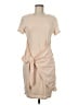 Lillusory Solid Tan Casual Dress Size M - photo 1