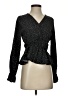 Shein Black Long Sleeve Blouse Size 4 - photo 1
