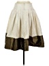 Darling Color Block Ivory Casual Skirt Size XS - photo 2