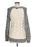 WallpapHER Tweed Silver Pullover Sweater Size L - photo 2