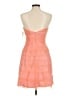 DM Donna Morgan 100% Polyester Orange Cocktail Dress Size 8 - photo 2
