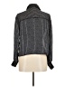 Pleione 100% Polyester Stripes Black Long Sleeve Blouse Size M - photo 2